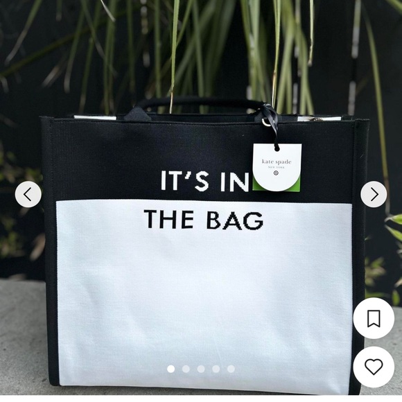 kate spade Handbags - Kate Spade Black and White Classic Tote